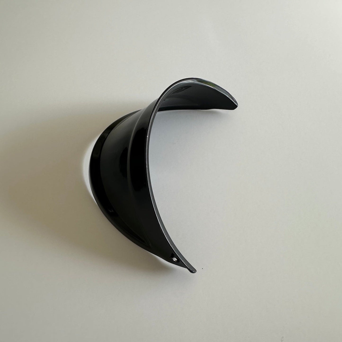 Cruiser Headlight Visor, Custom Bike Headlight Visor, Black color, Top