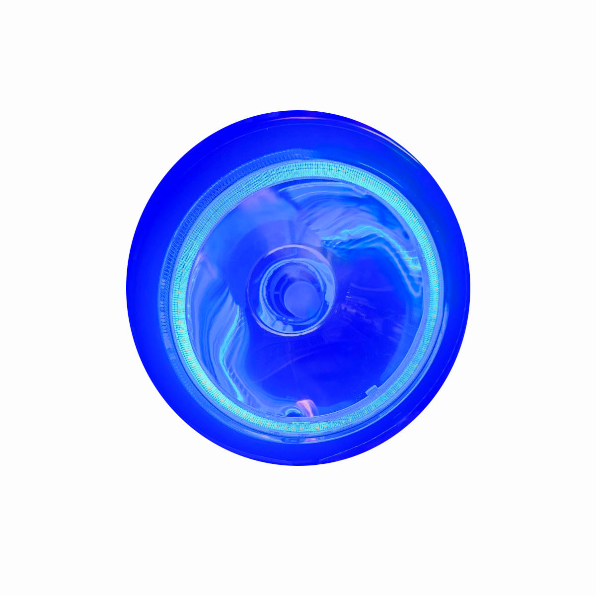 Deluxe Cruiser Headlight, Custom Bike Headlight, Blue Color, Front