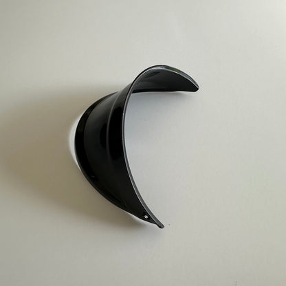 Cruiser Headlight Visor, Custom Bike Headlight Visor, Black color, Top