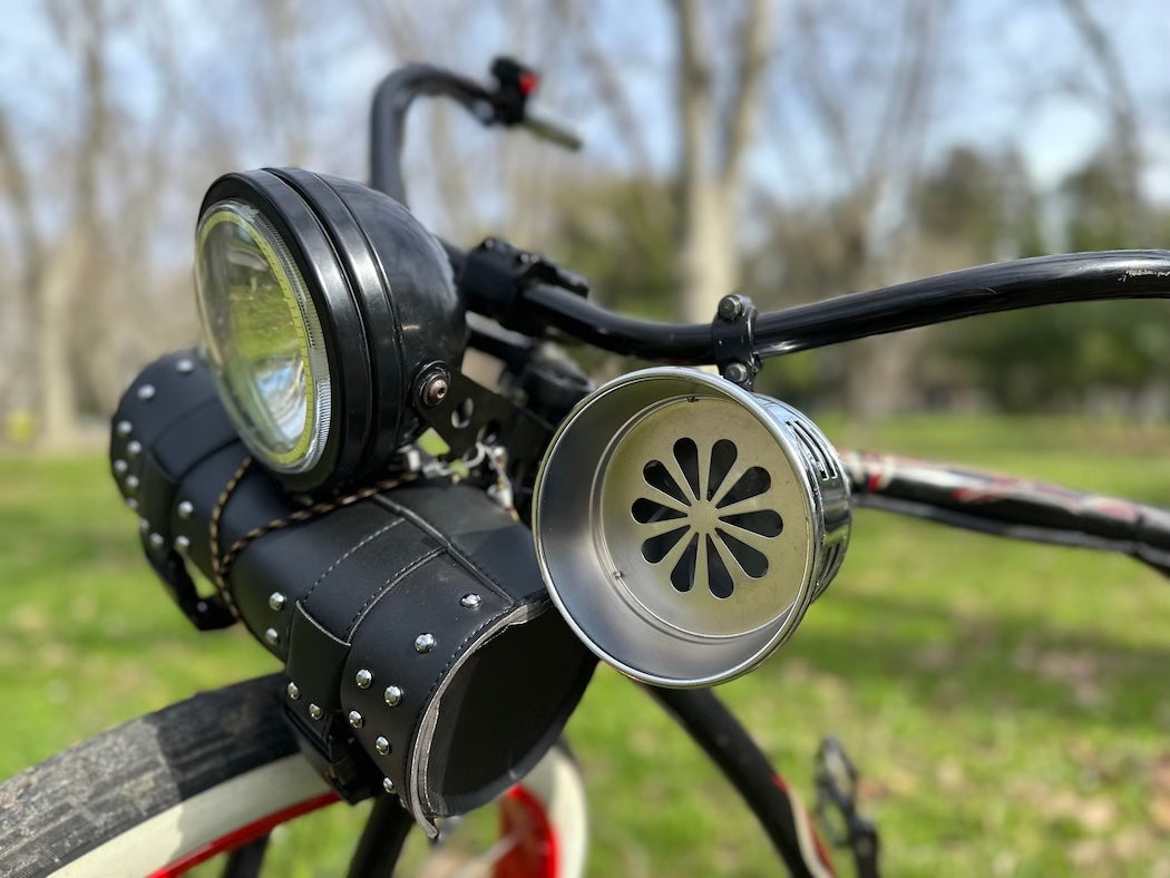 Low Rider Siren, Bike Siren, Chrome, Front, On Bike