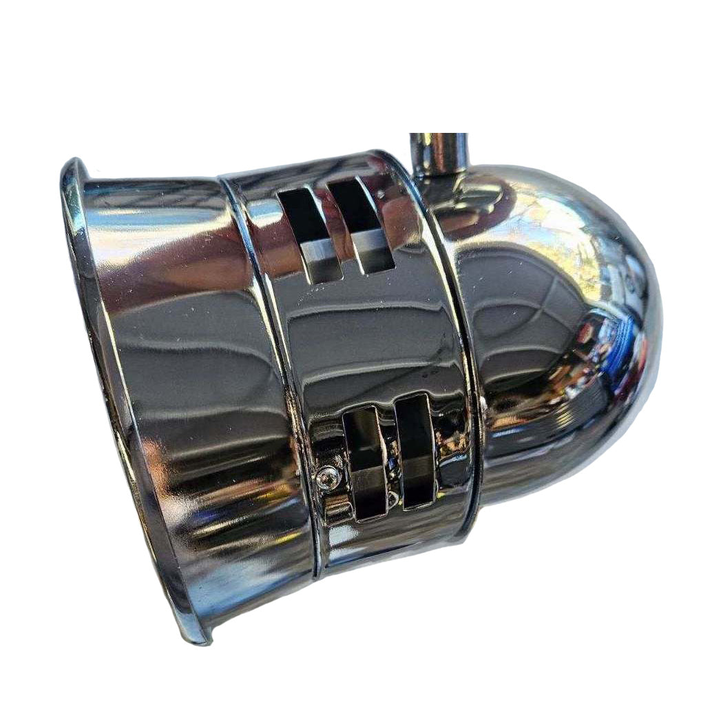 LED Low Rider Siren, Bike Siren, Chrome, Side 