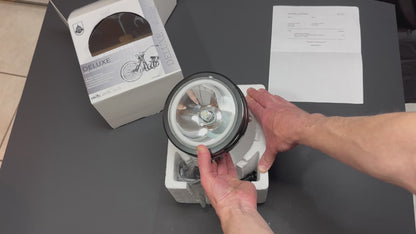 Deluxe Cruiser Headlight Unboxing Video, custom bike headlight